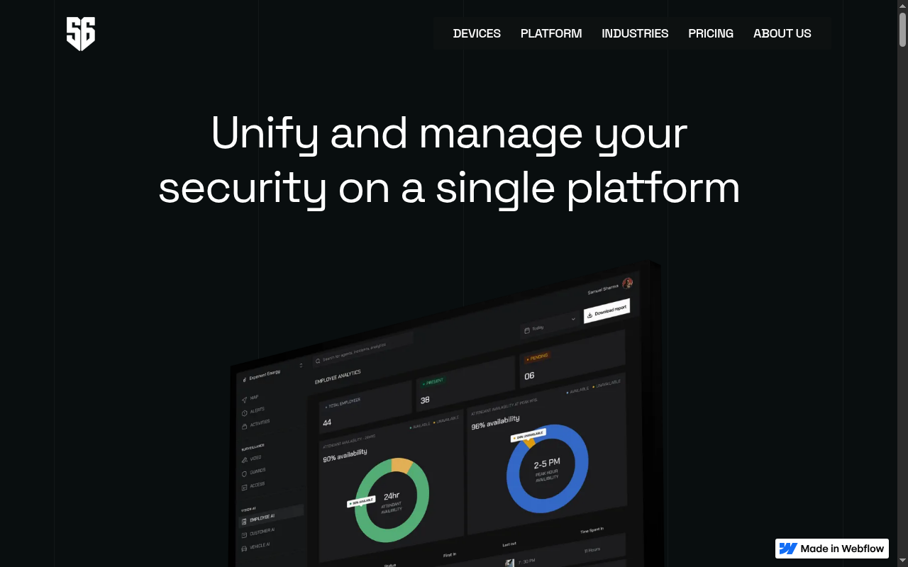 56 Secure live website screenshot
